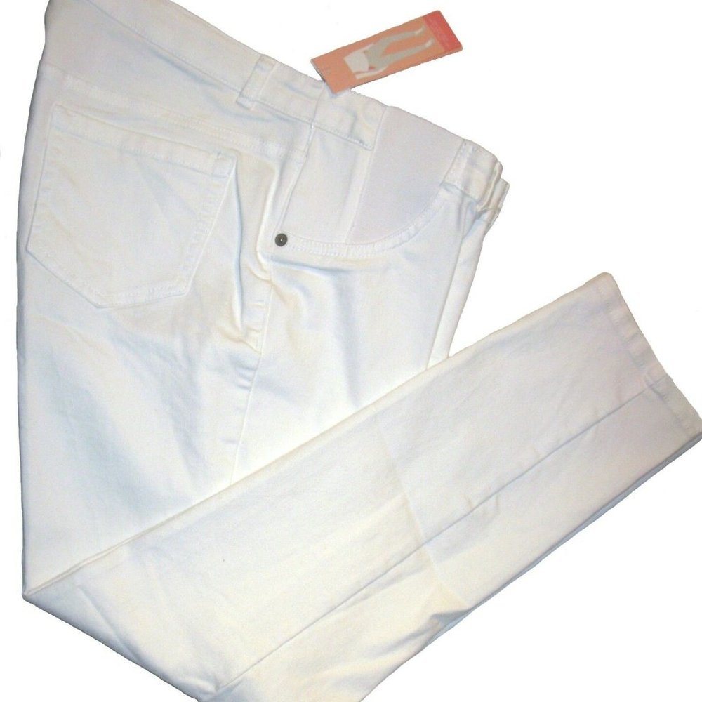 LIZ LANGE WOMENS MATERNITY JEANS SKINNY ANKLE